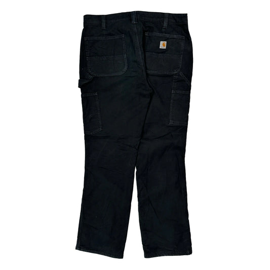 Carhartt Carpenter Trousers - 33W 31L Black Cotton