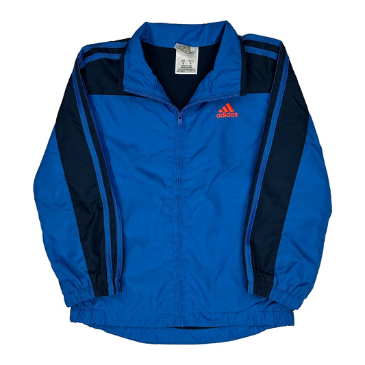 Age 5 Adidas Track Jacket - Small Blue Polyester