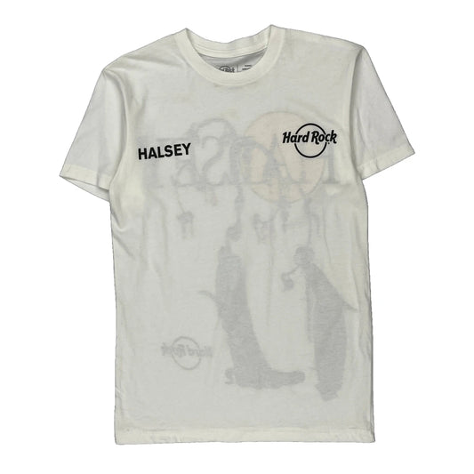Halsey Hard Rock Cafe Graphic T-Shirt - XS White Cotton