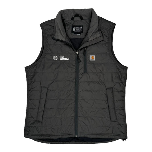 Shell Rotella Logo Carhartt Gilet - Large Grey Polyester