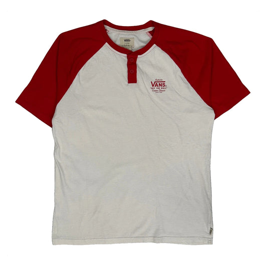Vans T-Shirt - XL White Cotton