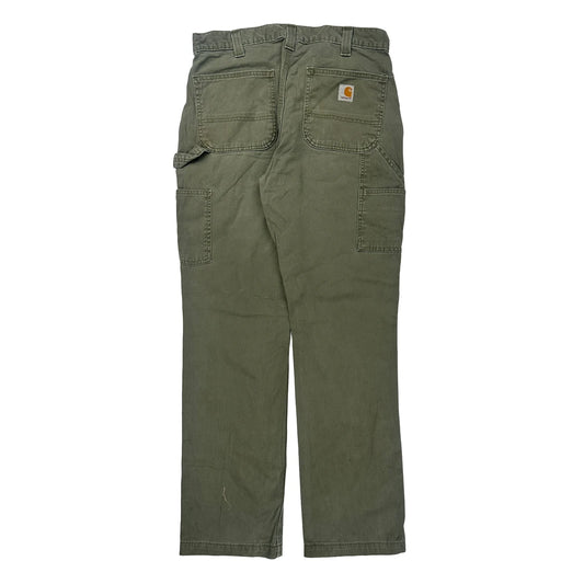 Carhartt Carpenter Trousers - 32W 34L Green Cotton