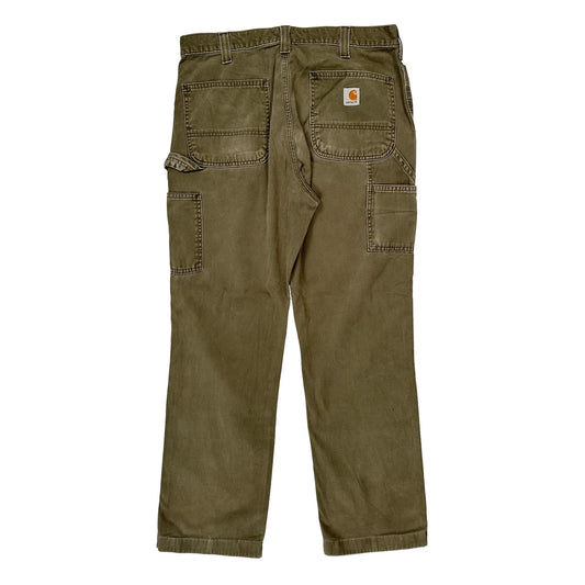 Carhartt Carpenter Trousers - 32W 34L Brown Cotton