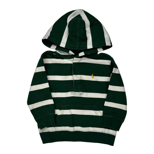 Age 2 Polo By Ralph Lauren Hoodie - 3XS Green Cotton Blend