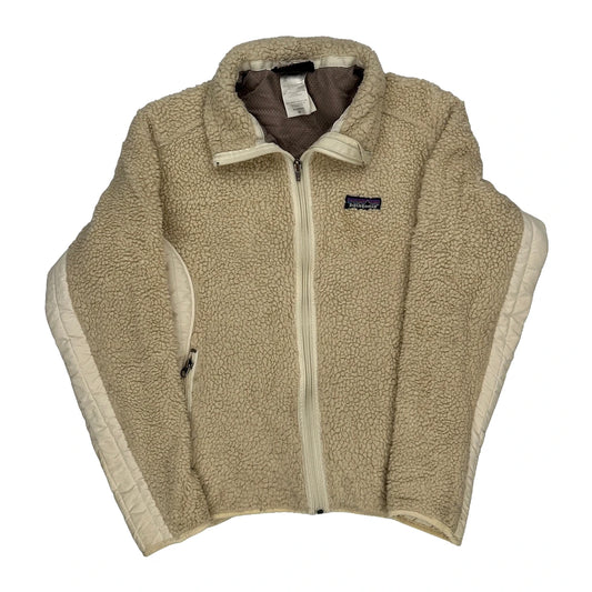 Synchilla Patagonia Fleece Jacket - Medium Beige Polyester