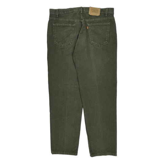 Made In USA Levis 555 Jeans - 38W 32L Green Cotton