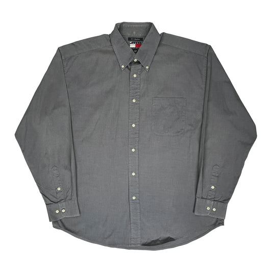 Tommy Hilfiger Shirt - XL Grey Cotton