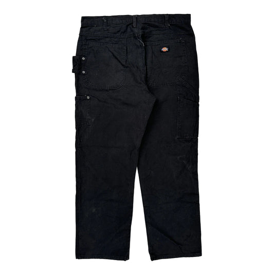 Dickies Carpenter Trousers - 38W 30L Black Cotton
