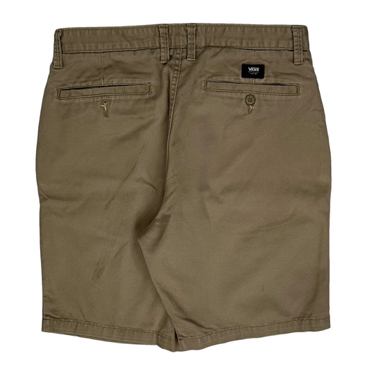 Vans Chino Shorts - 30W 9L Khaki Cotton