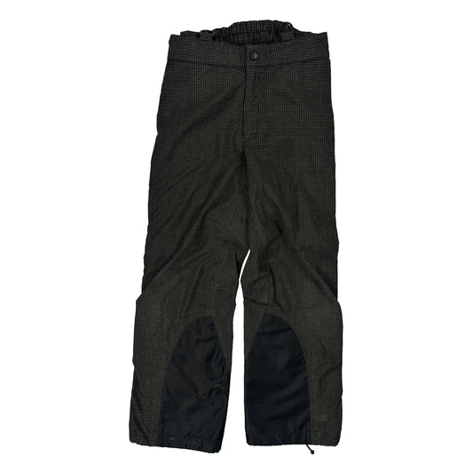 Patagonia Checked Ski Trousers - 30″ Waist Black Polyester