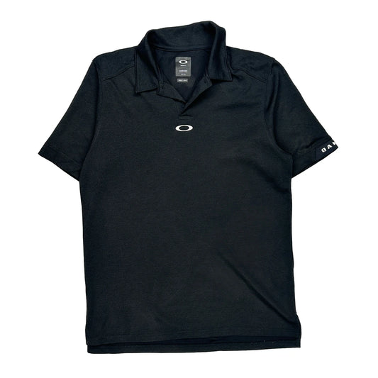 Oakley Polo Shirt - Small Black Polyester