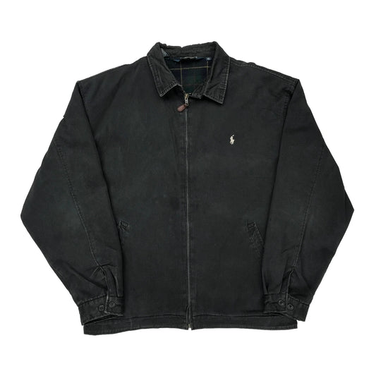 Polo By Ralph Lauren Harrington Jacket - XL Black Cotton