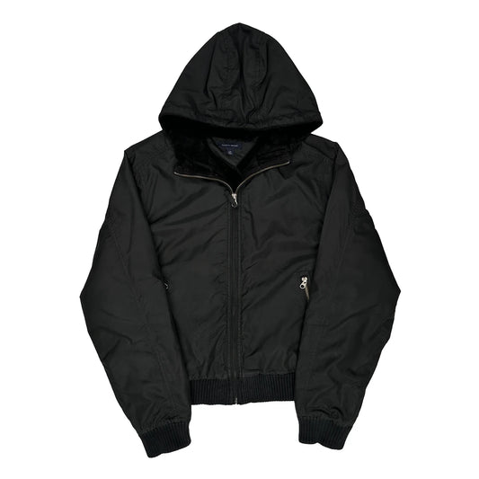 Tommy Hilfiger Bomber Jacket - Large Black Polyester