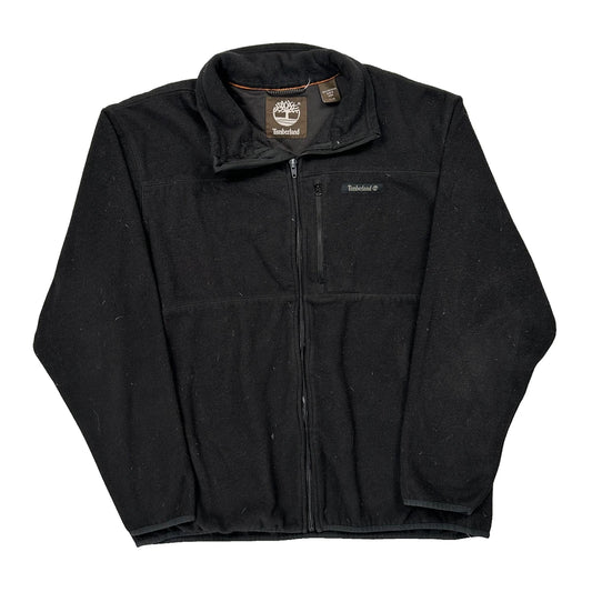 Timberland Fleece Jacket - Large Black Polyester