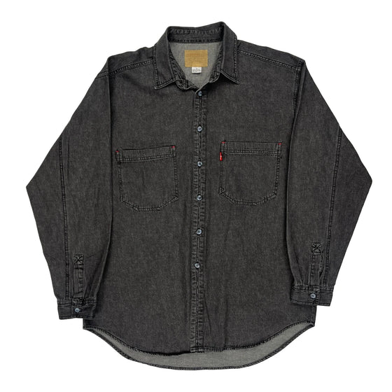 Unbranded Shirt - Large Acid Wash Cotton