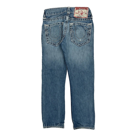 True Religion Contrast Stitch Jeans - 30W UK 8 Blue Denim