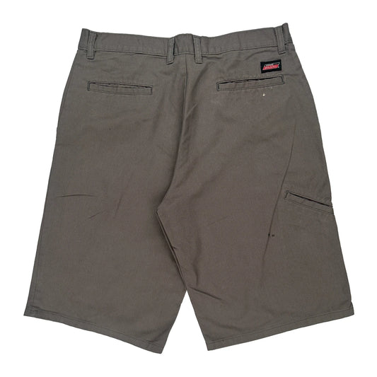 Dickies Shorts - 36W 12L Grey Cotton Blend