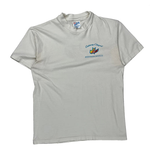 Calvary Chapel Huntington Beach, Ca Hanes Graphic T-Shirt - Medium White Cotton