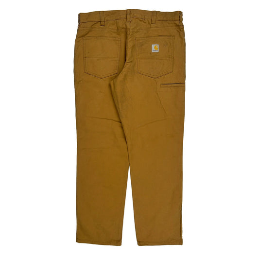 Carhartt Carpenter Trousers - 38W 32L Brown Cotton