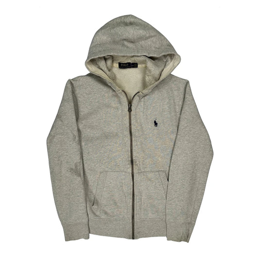 Polo By Ralph Lauren Hoodie - Small Grey Cotton
