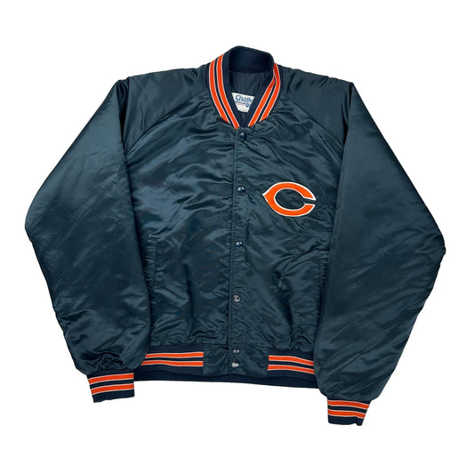 Chicago Bears Chalk Line Varsity Jacket - XL Navy Polyester