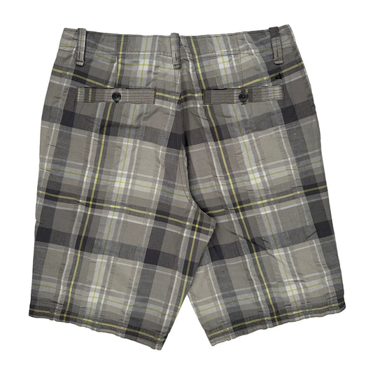 Calvin Klein Checked Chino Shorts - 30W 11L Multicoloured Cotton