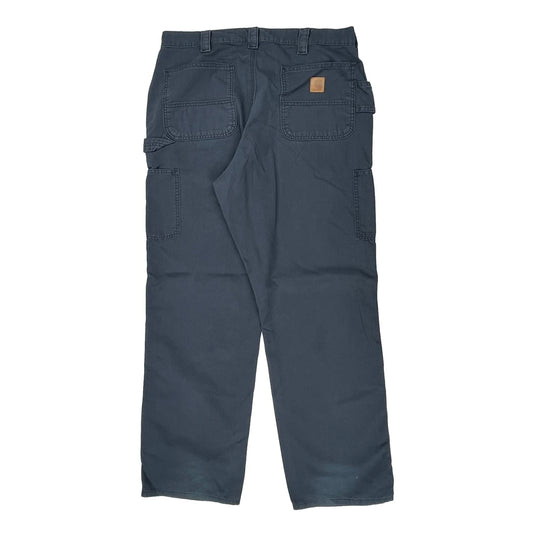 Carhartt Carpenter Trousers - 36″ Waist Blue Cotton