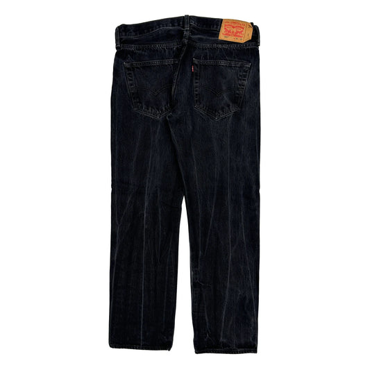 501 Levis Jeans - 36W 30L Black Cotton