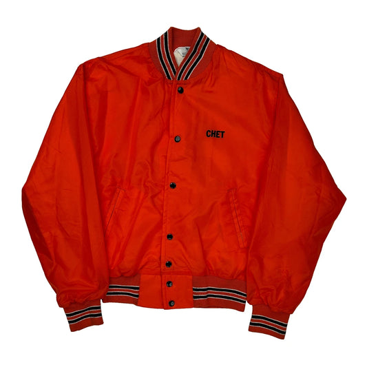 Port City Redi Mix West Wind Varsity Jacket - Medium Red Polyester