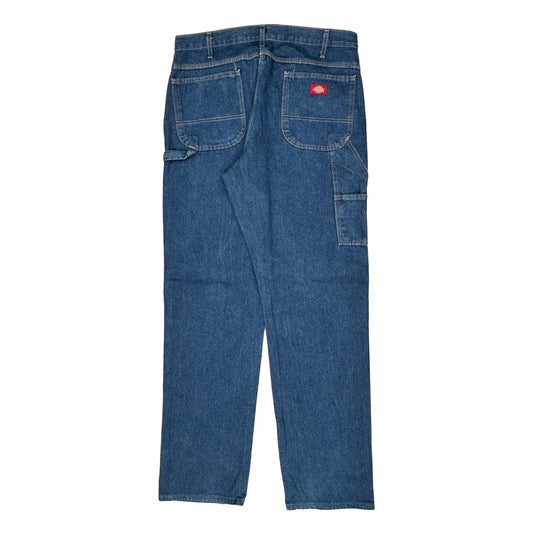 Dickies Carpenter Jeans - 36W 36L Blue Cotton