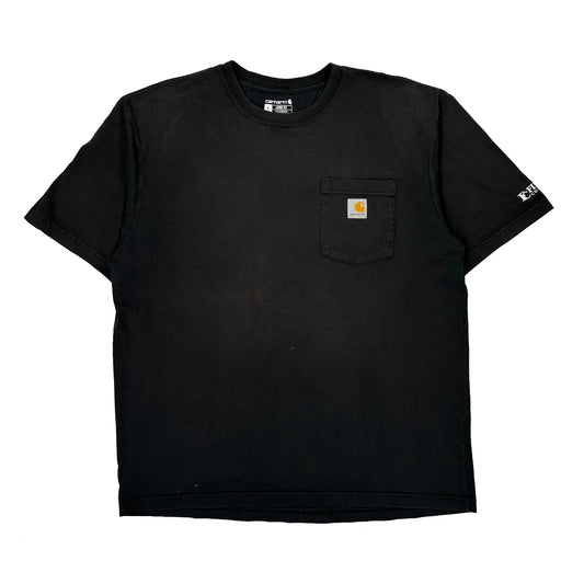 Carhartt T-Shirt - Large Black Cotton