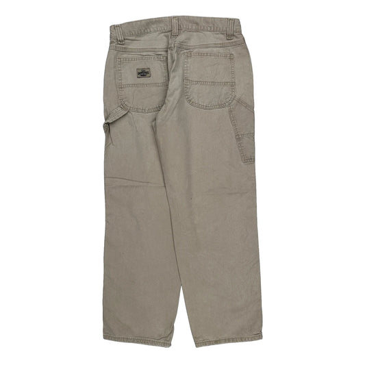Vintage Lee Carpenter Pants - 33W 31L Beige Cotton