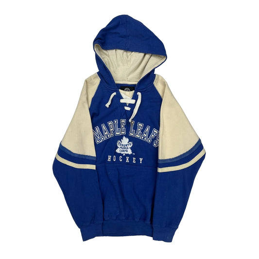 Toronto Maple Leafs Nhl Graphic Hoodie - Small Blue Cotton