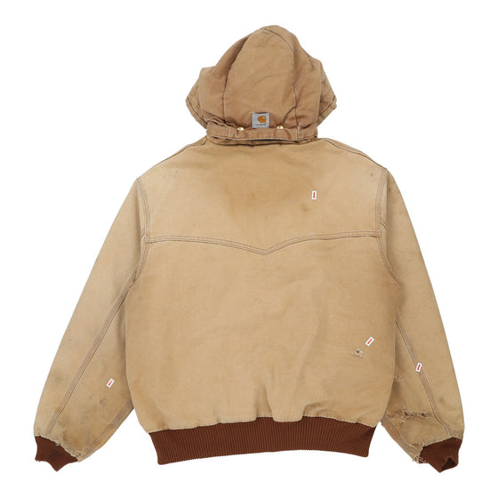 Vintage beige Heavily Worn Carhartt Jacket - mens xx-large