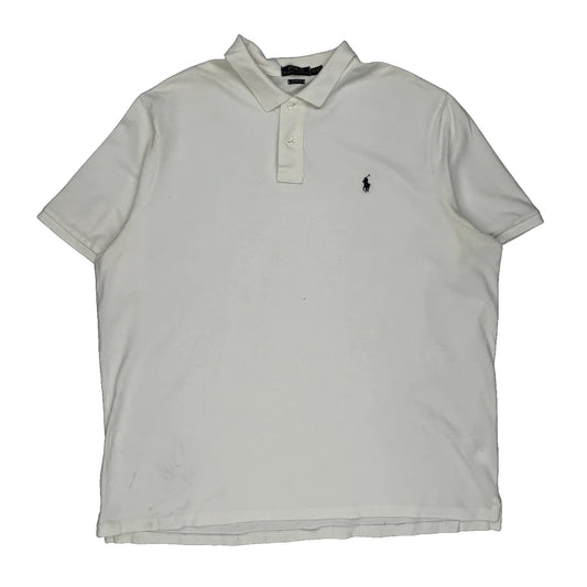 Polo By Ralph Lauren Polo Shirt - 2XL White Cotton