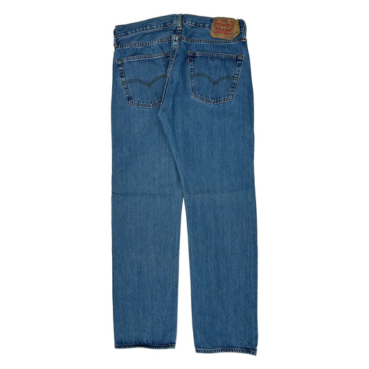 501 Levis Jeans - 34W 34L Blue Denim