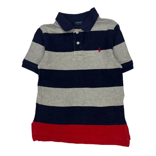 Age 7 Polo By Ralph Lauren Polo Shirt - Small Gray Cotton