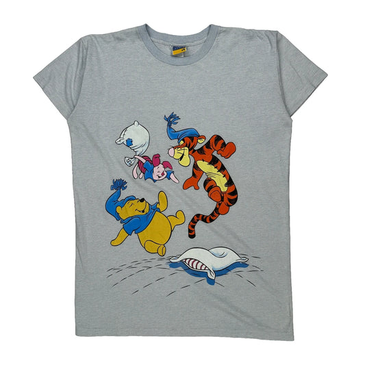 Disney Cartoon T-Shirt - XL Grey Cotton