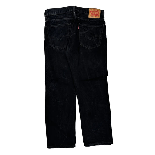 505 Levis Jeans - 34W 30L Black Denim