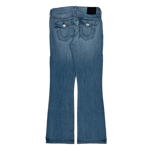 True Religion Boot Cut Jeans - 28W UK 6 Blue Denim