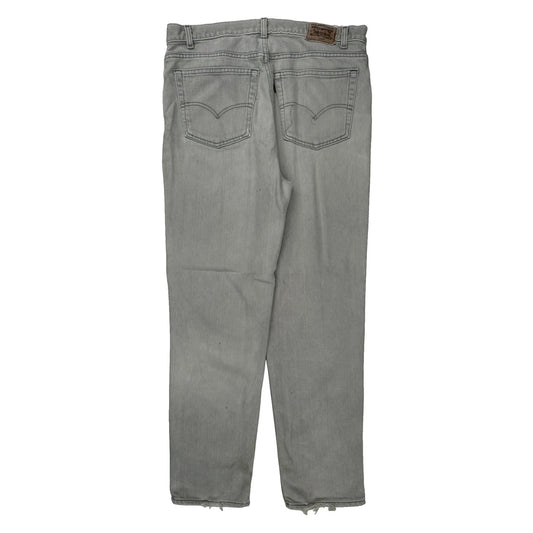 Levis Jeans - 36W 30L Grey Cotton