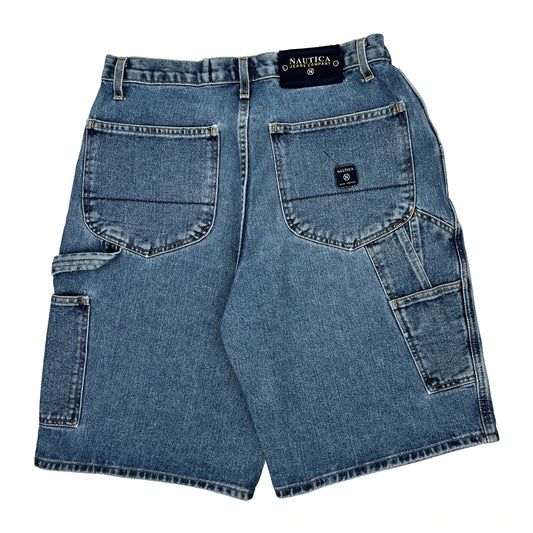 Nautica Denim Shorts - 30W 11L Blue Denim