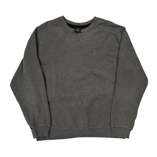Starter Sweatshirt - Large Grey Cotton
