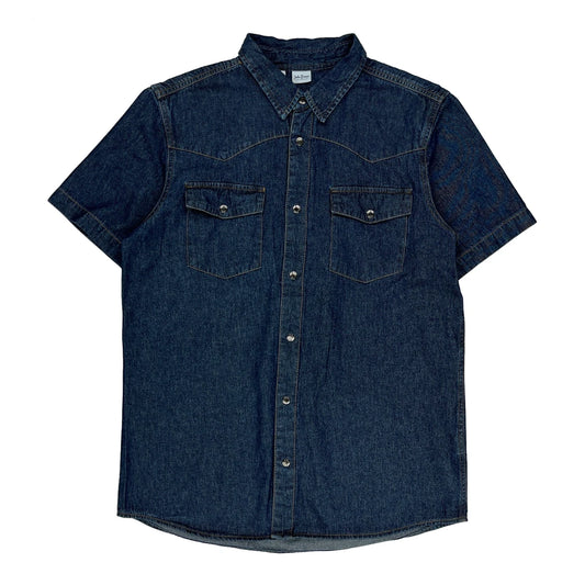 John Baner Denim Shirt - Medium Dark Wash Denim