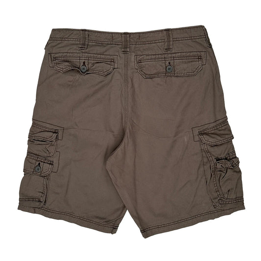 Lee Cargo Shorts - 36W 11L Brown Cotton