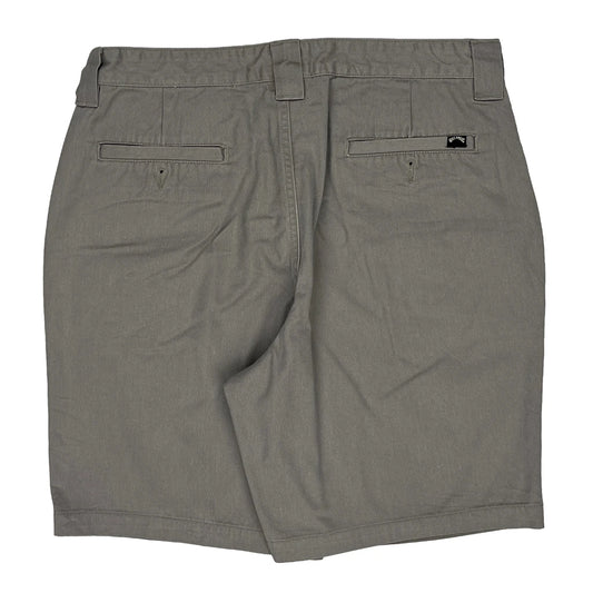 Billabong Chino Shorts - 33″ Waist Grey Cotton