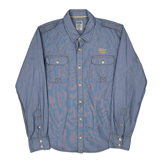 Hilfiger Denim Shirt - Large Blue Cotton