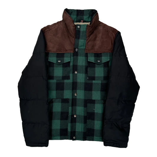 Tommy Hilfiger Checked Jacket - Medium Brown Polyester