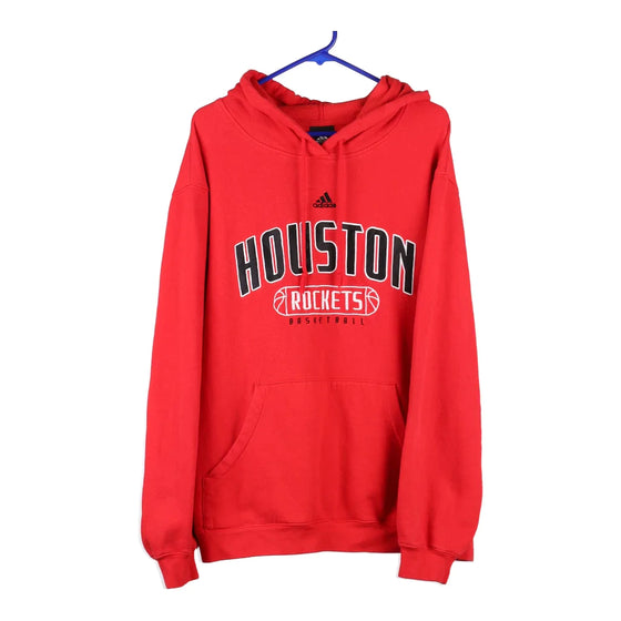 Vintage red Houston Rockets Adidas Hoodie - mens large