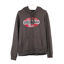  Vintage grey Cincinnati Reds Mlb Hoodie - mens medium